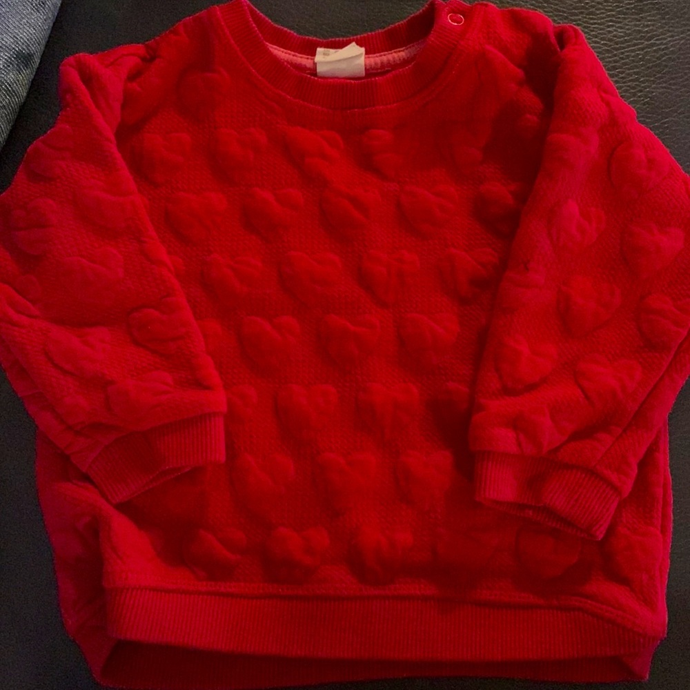 Fashionable long sleeves sweater for 12 months baby